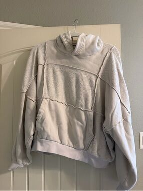 Aerie patchwork hoodie